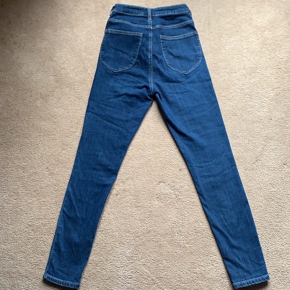 Garage Dark Blue High Rise Jeans - Picture 2 of 3
